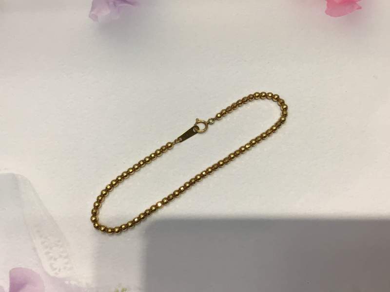 18金 イエローゴールド ブレスレット をお買い取りしました