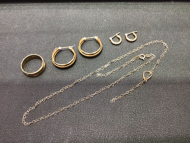 K18 ネックレス リング ピアス お買取しました
