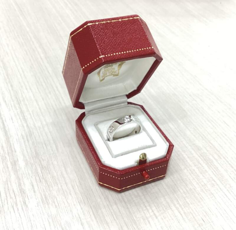 Cartier リング　高価買取中です。