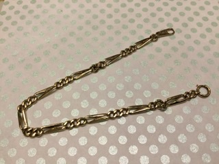 18金 イエローゴールド ブレスレット をお買取しました。