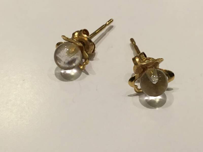 18金 イエローゴールド ピアス をお買取しました。