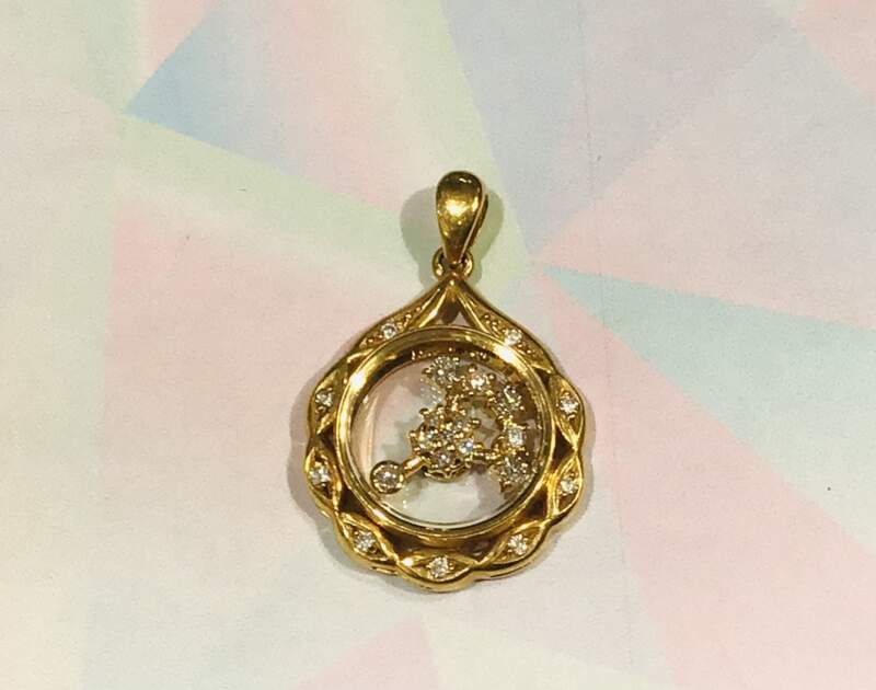🌷18金 ダイヤモンド ペンダントをお買取りしました。🌷