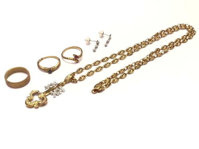 K18 ペンダントネックレス リング ピアス お買取しました