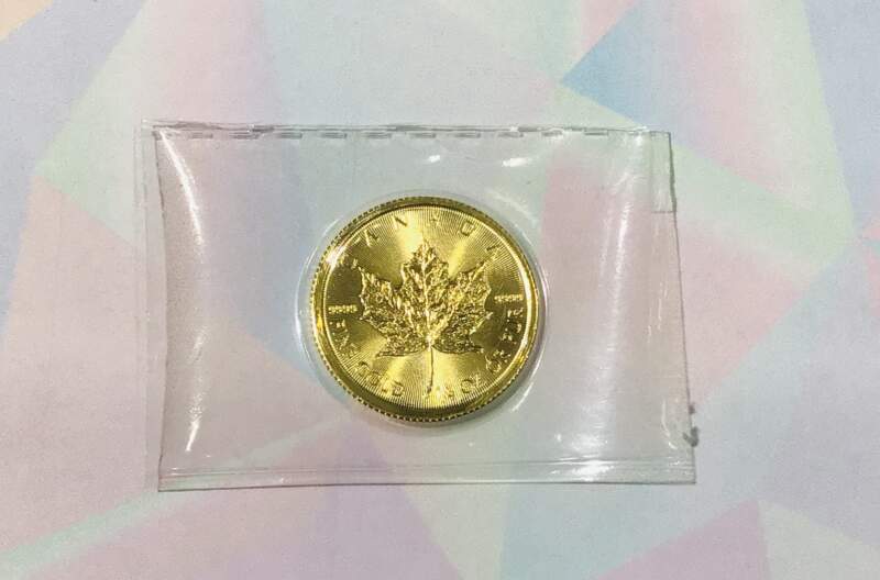 🌿24金　メイプル　コイン　をお買取りしました。🌿