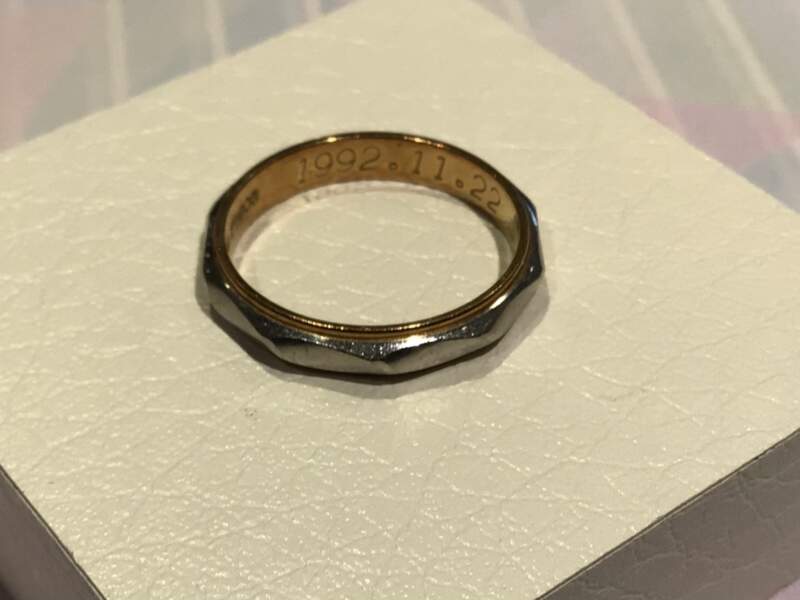 K18/プラチナリングお買い取りしました。