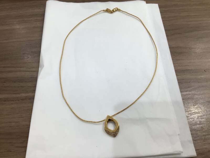 18金のネックレスをお買取させて頂きました。
