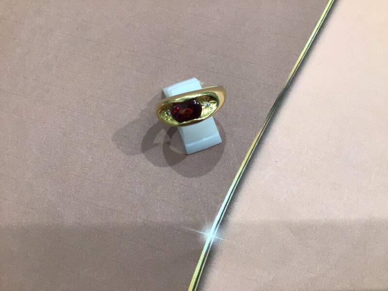 18金 石付き リング をお買取致しました💍