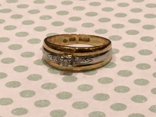 ダイヤモンド 18金 プラチナ リング をお買取しました。