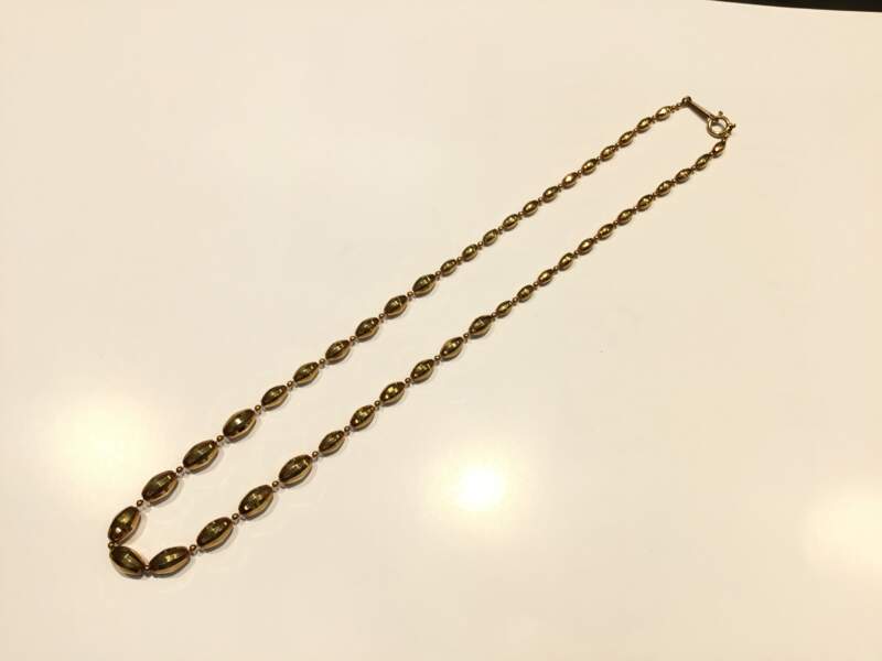 18金 イエローゴールド ネックレス をお買取しました。