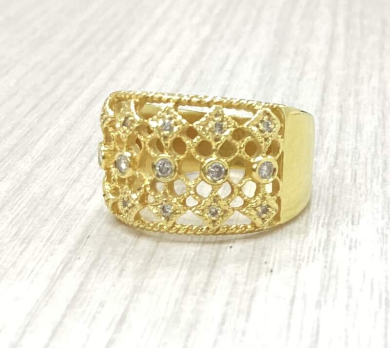 18金 ダイヤモンド リング をお買取しました。