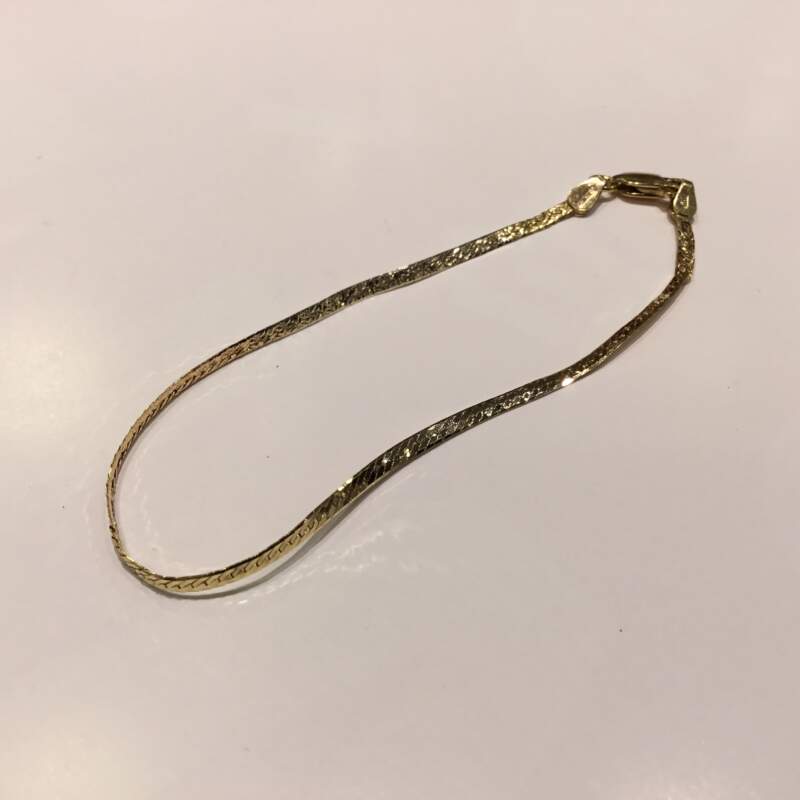 18金 イエローゴールド ブレスレット をお買取しました。