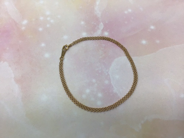 18金 ブレスレット をお買取しました。