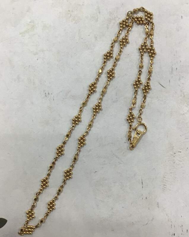 K18 イエローゴールド ネックレス お買取りしました