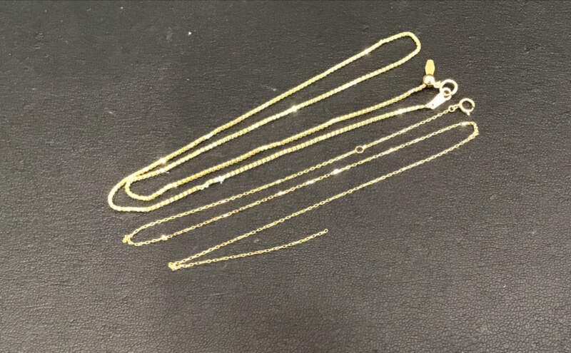 18金イエローゴールド ネックレスをお買取しました