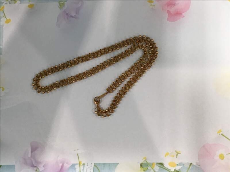18金 イエローゴールド ネックレス をお買取りしました。