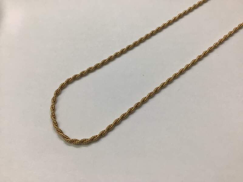 k18 ネックレスをお買い取り致しました
