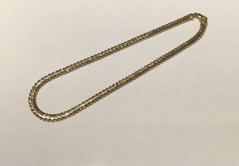18金 イエローゴールド ネックレス お買取しました。
