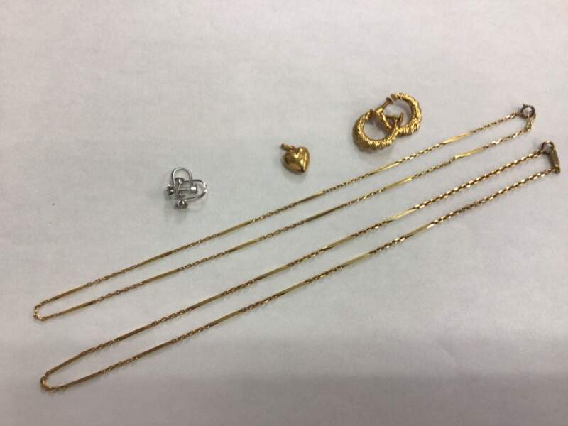 18金 ネックレス イヤリングお買取しました