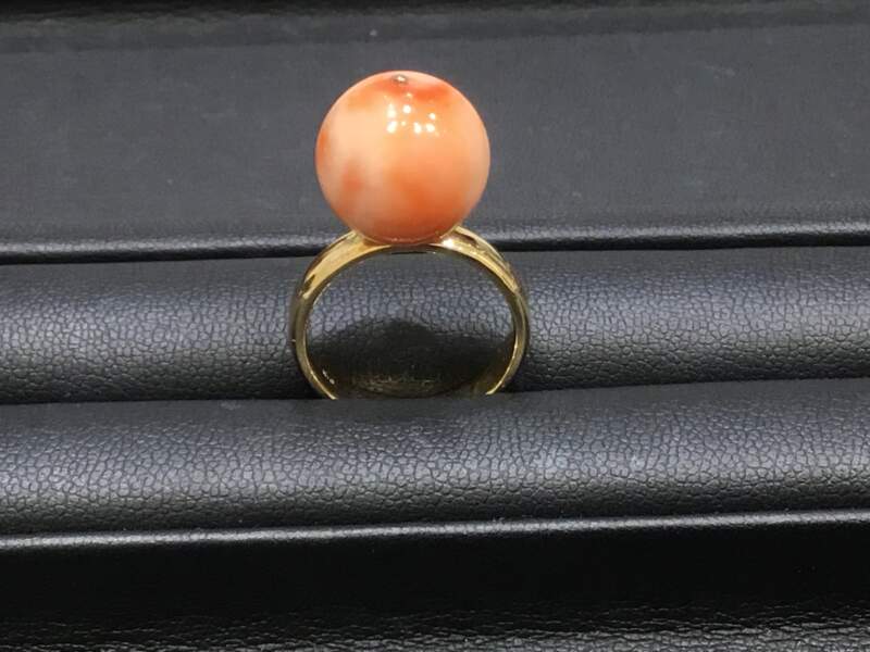 18金 サンゴ リング をお買取り致しました