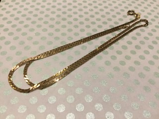 18金 イエローゴールド ネックレス をお買取しました。
