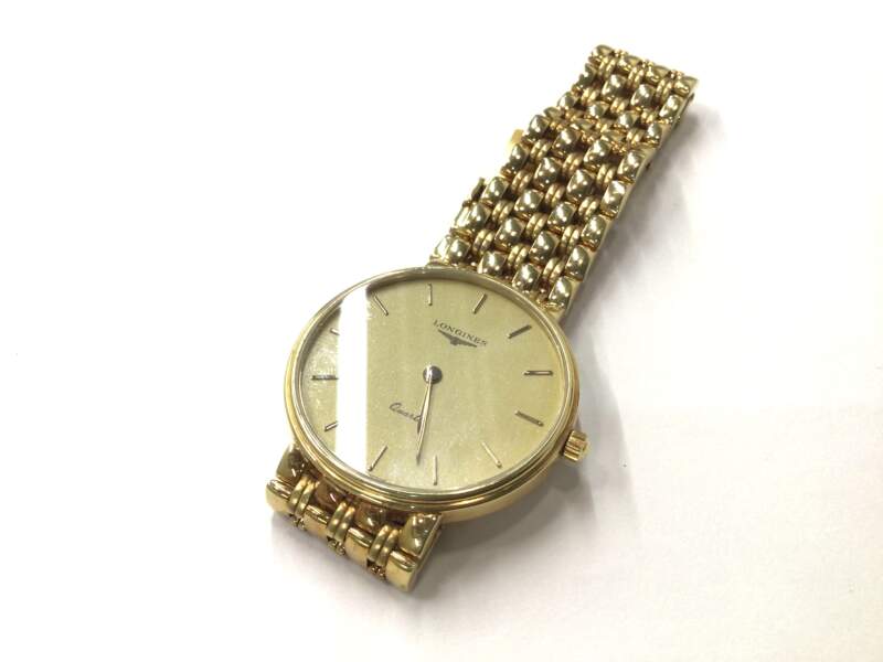 LONGINES 18金 イエローゴールド 時計 をお買取しました。