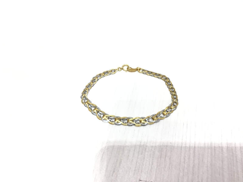 18金/PTコンビブレスレット買取りました。