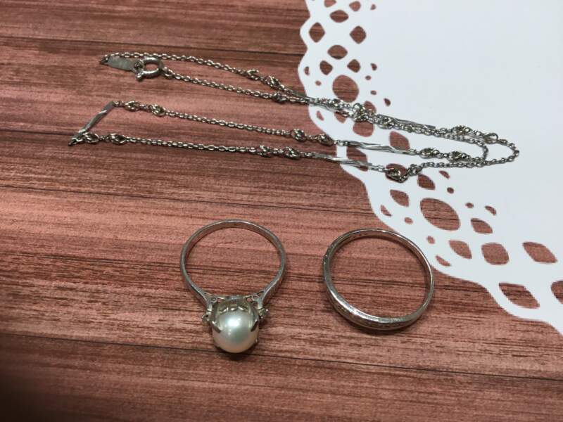 プラチナ リング ネックレス をお買取りしました