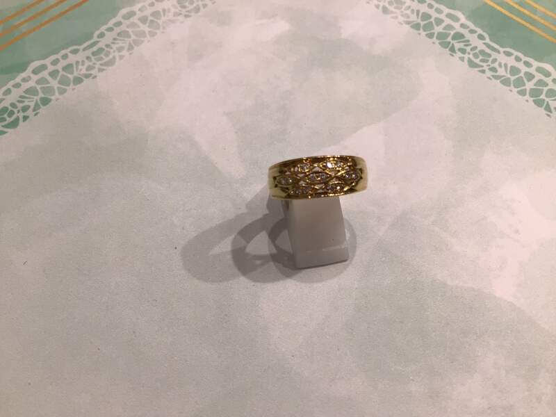 18金 ダイヤ イエローゴールド リング お買取り致しました💍