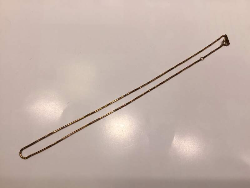 18金 イエローゴールド ネックレス をお買取しました。