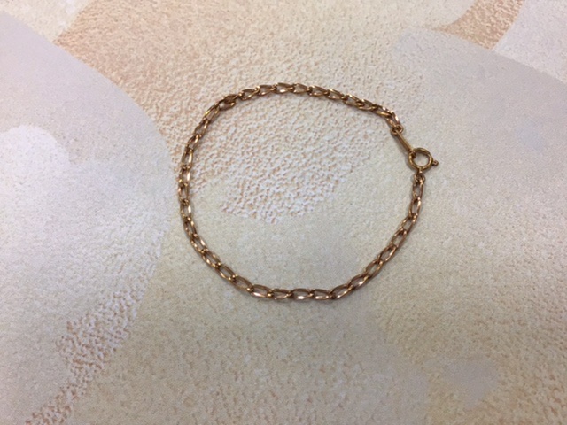 18金 ブレスレットをお買取しました。