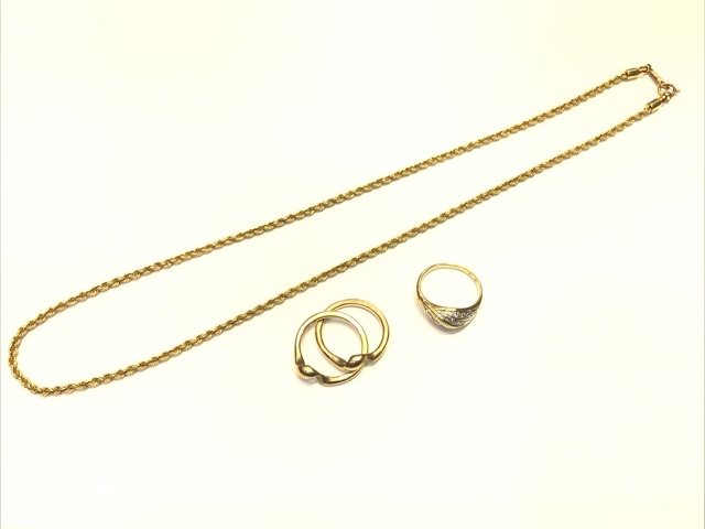 K18 ネックレス リング お買取しました