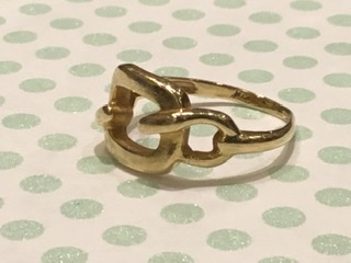 18金 イエローゴールド リング をお買取しました。