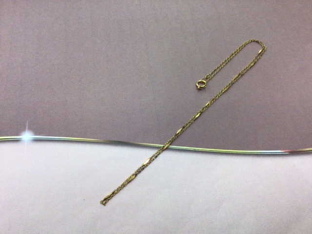 18金ネックレスをお買取しました。