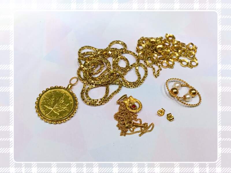 18金 ネックレス お買取しました。