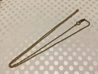 18金 イエローゴールド ネックレス をお買取しました。