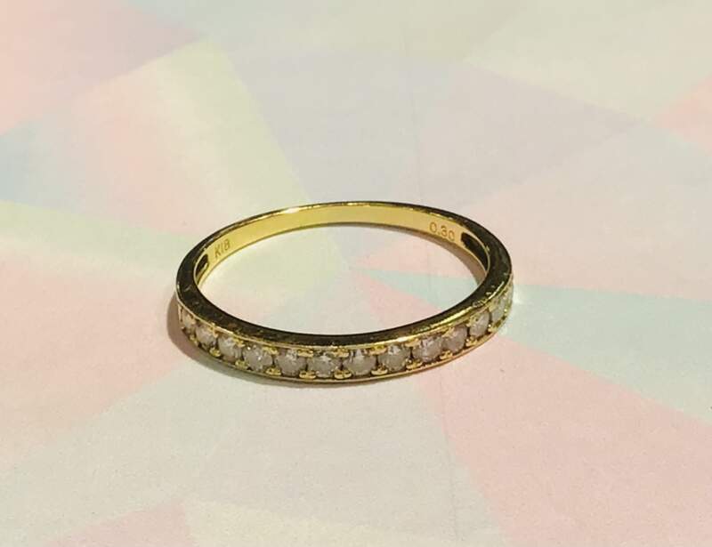 🍀18金 ダイヤモンド リング をお買取りしました。🍀