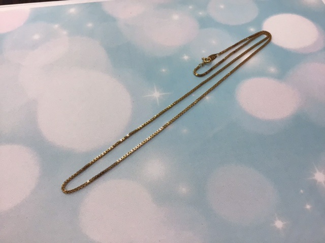 18金 イエローゴールド ネックレス をお買取しました。