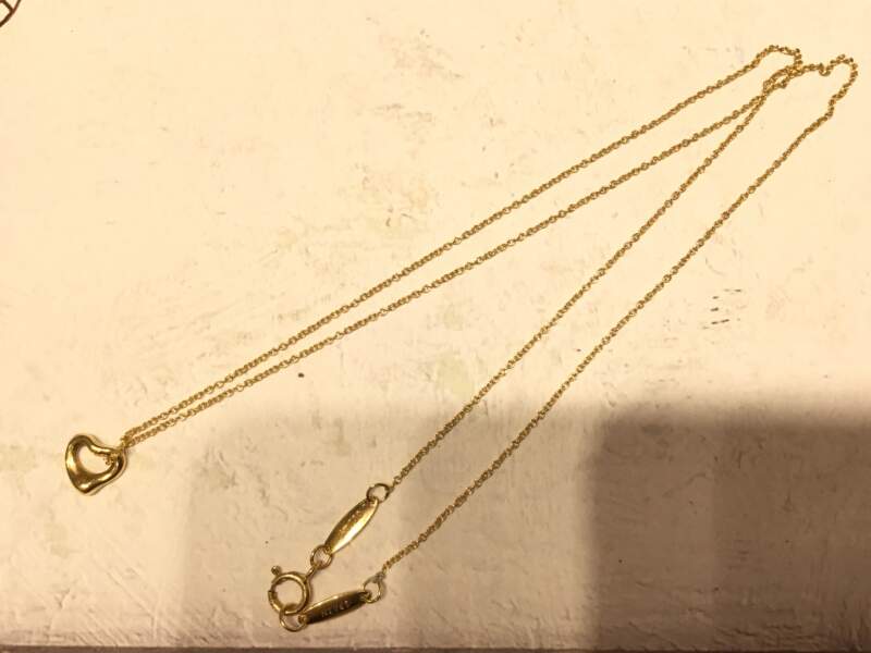 テイファニー オープンハート ネックレス をお買い取りしました
