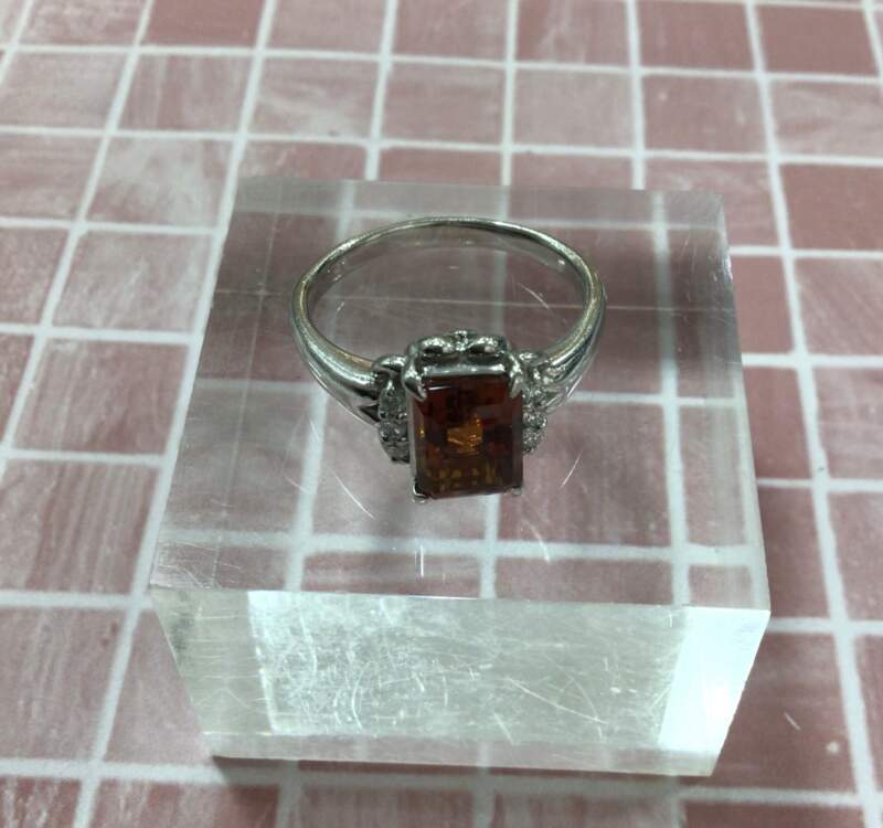 シトリン Pt900 リング お買取りしました