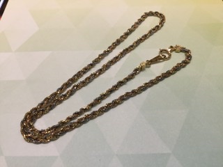 18金 プラチナ コンビ ネックレス をお買取しました。