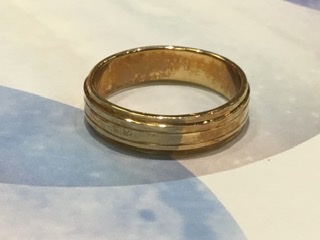 18金 イエローゴールド リング をお買取しました。