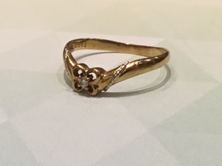 ダイヤモンド 18金 プラチナ リング をお買取しました。