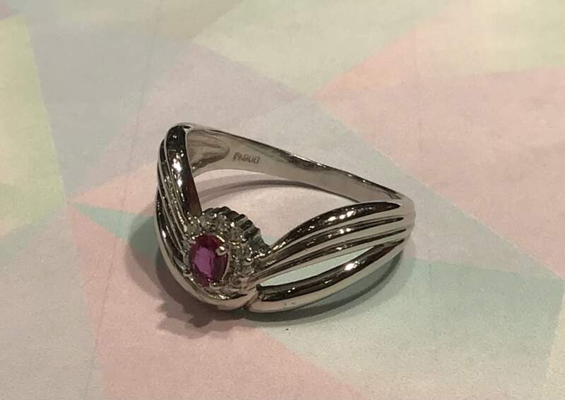 🍀プラチナ ルビー リング をお買取りしました。🍀