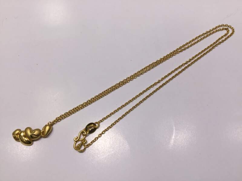 22金 イエローゴールド ネックレス をお買取しました。