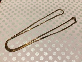 18金 イエローゴールド ネックレス をお買取しました。