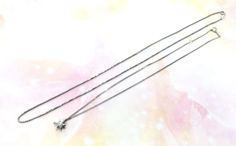 ダイヤモンド プラチナ ネックレス をお買取しました。