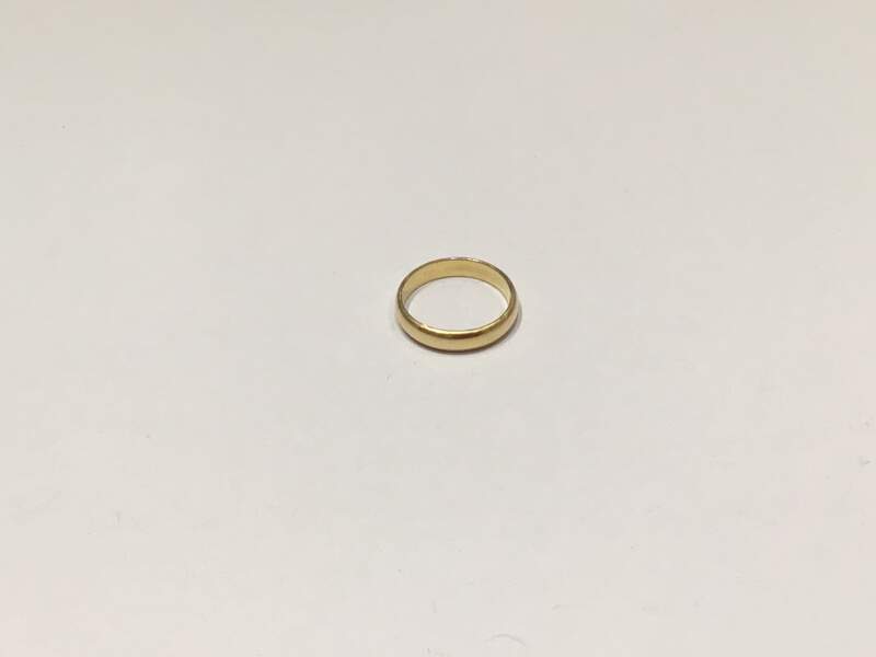 18金 イエローゴールド リング をお買取しました。