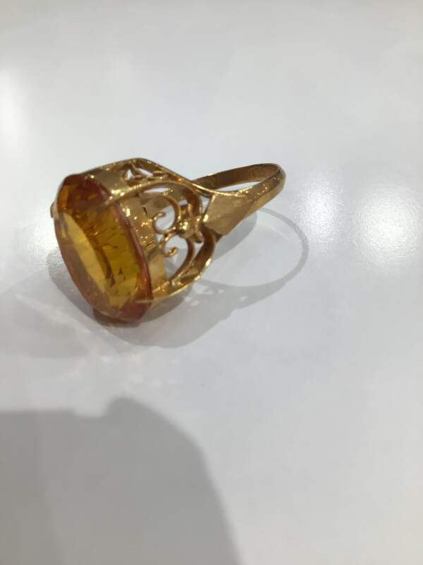 k18色石リングのお買取をしました💍