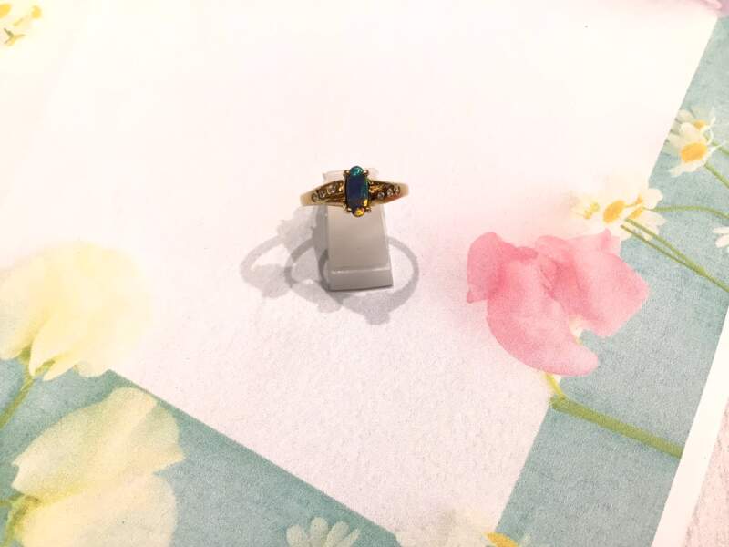 18金  石付き リング お買取り致しました💍