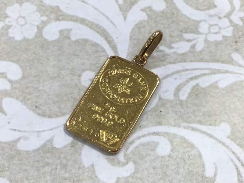 24金 インゴット ペンダント